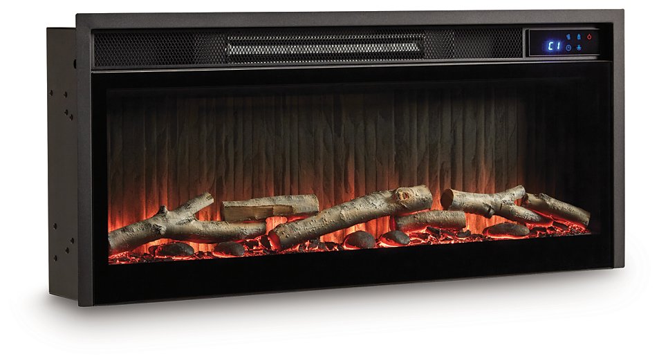 Cayboni 71" TV Stand with Electric Fireplace - Abundant Home Collections