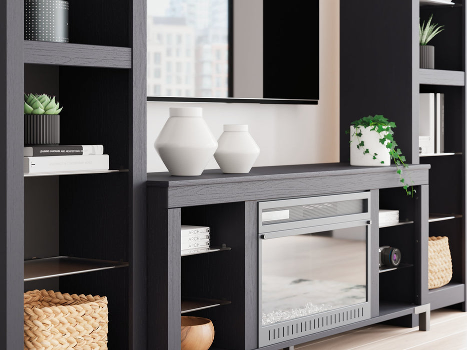 Cayberry Entertainment Center with Electric Fireplace - Abundant Home Collections