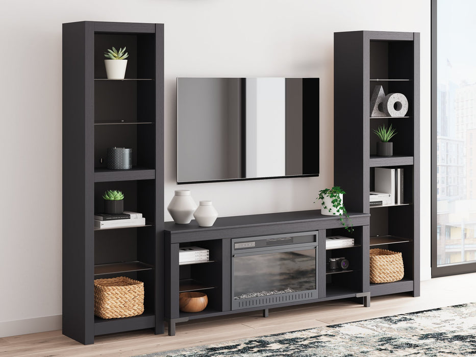 Cayberry Entertainment Center with Electric Fireplace - Abundant Home Collections