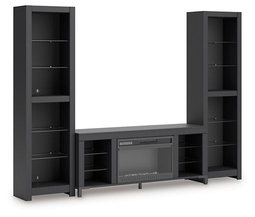 Cayberry Entertainment Center with Electric Fireplace - Abundant Home Collections