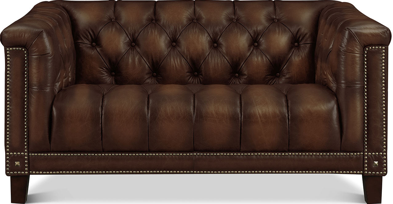 Picadilly Leather Loveseat