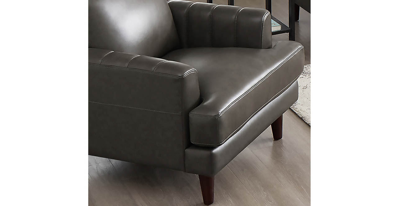 Cassia Leather Loveseat