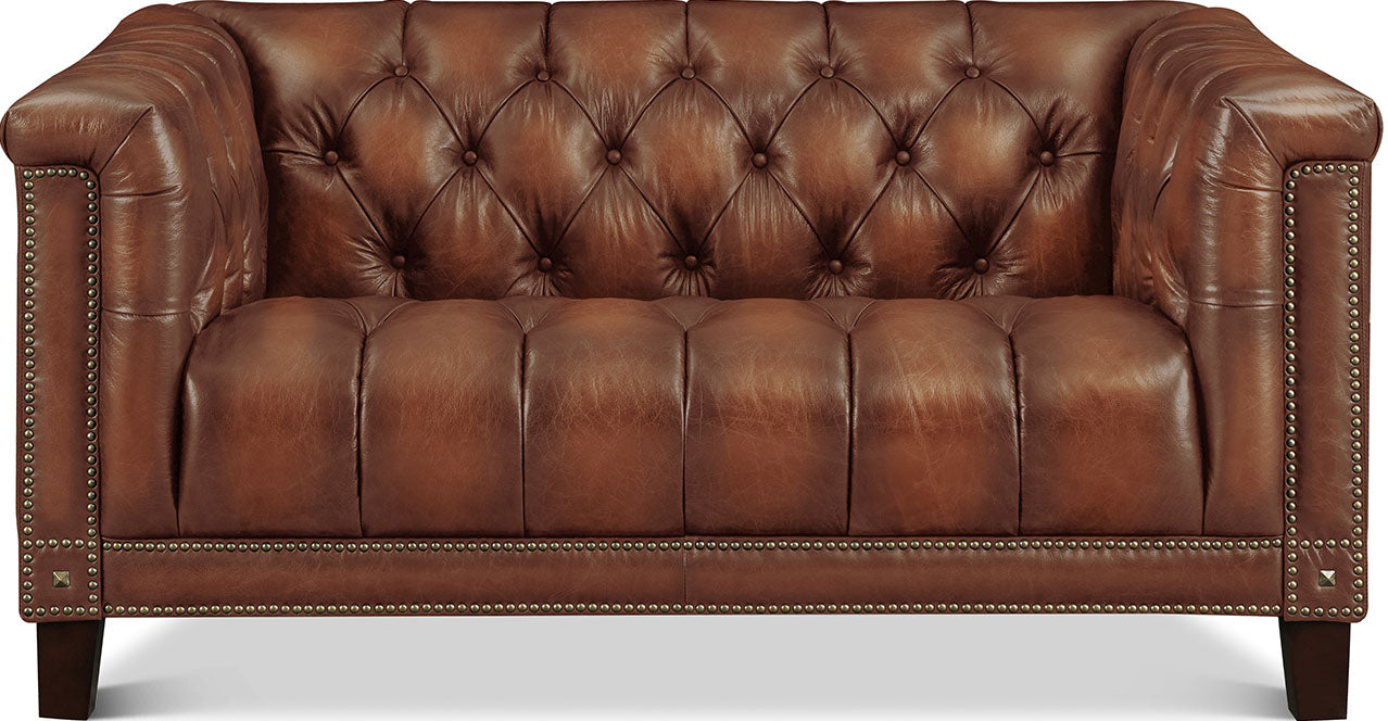 Picadilly Leather Loveseat