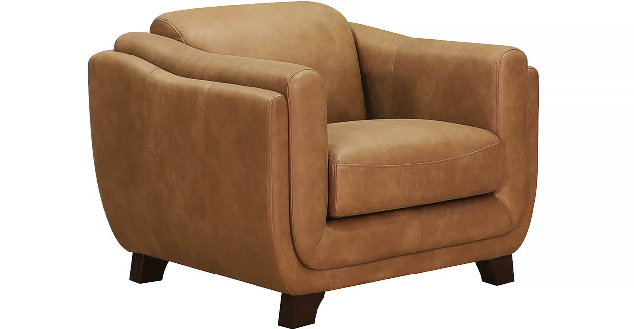 Omaha Waxy Pull Up Leather Chair