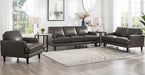 Cassia Leather Loveseat