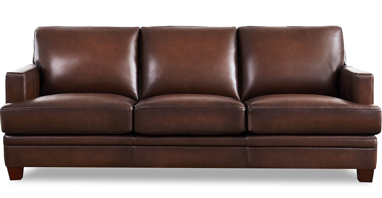 Bari Leather Loveseat