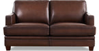 Bari Leather Loveseat
