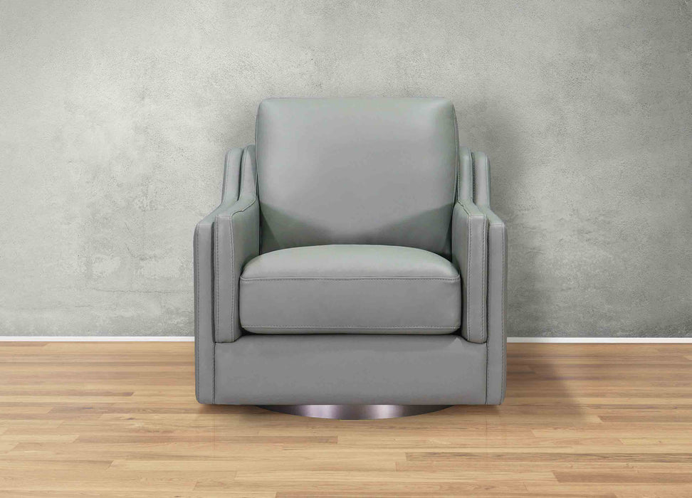Bella Swivel Leather Chair