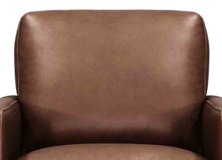 Ashby Swivel Leather Chair