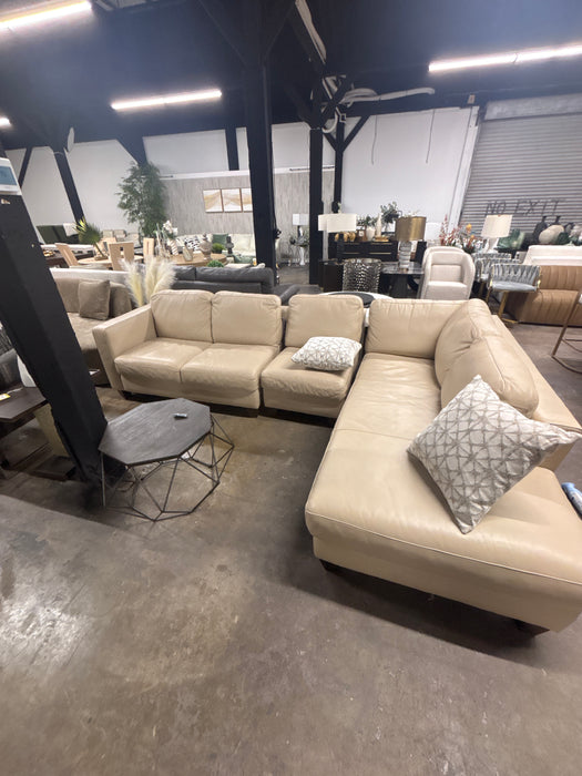 Beige Natuzzi Sectional