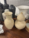 Beige ceramic vase set