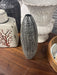 Skinny black and white vase