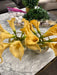 Yellow Flower Arrangement (2x Glass Bowls)