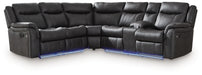 Sultan Meadow Reclining Sectional - Abundant Home Collections