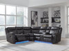 Sultan Meadow Reclining Sectional - Abundant Home Collections