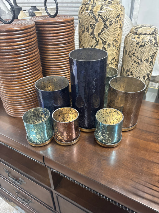 Multi color candle holder