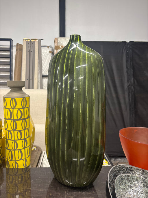 Green floor Vase