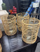 Woven rattan lanterns