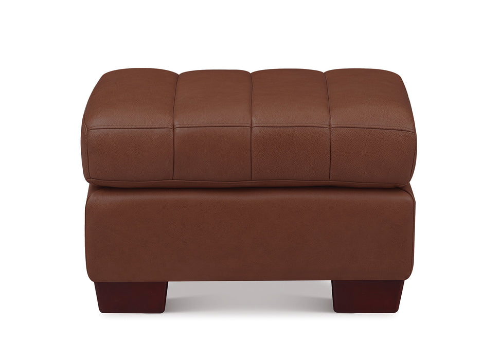 Bayeux Leather Ottoman