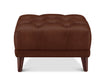 Targa Leather Ottoman
