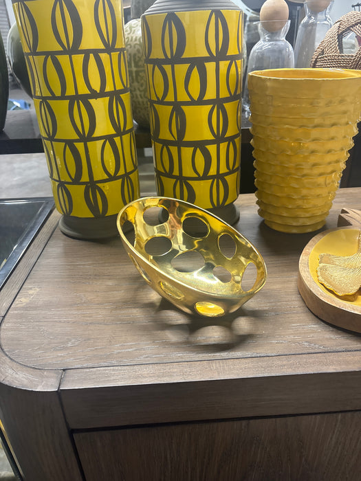 Gold decorative bowl