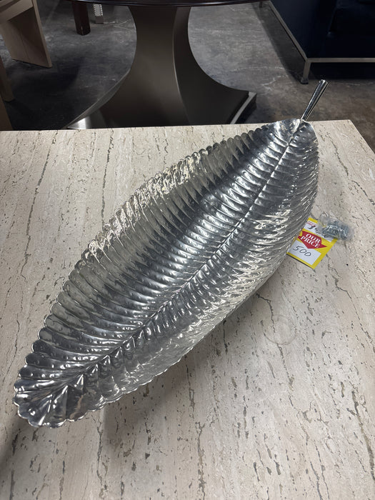 Silver Leaf Platter