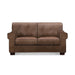 Capri Leather Loveseat
