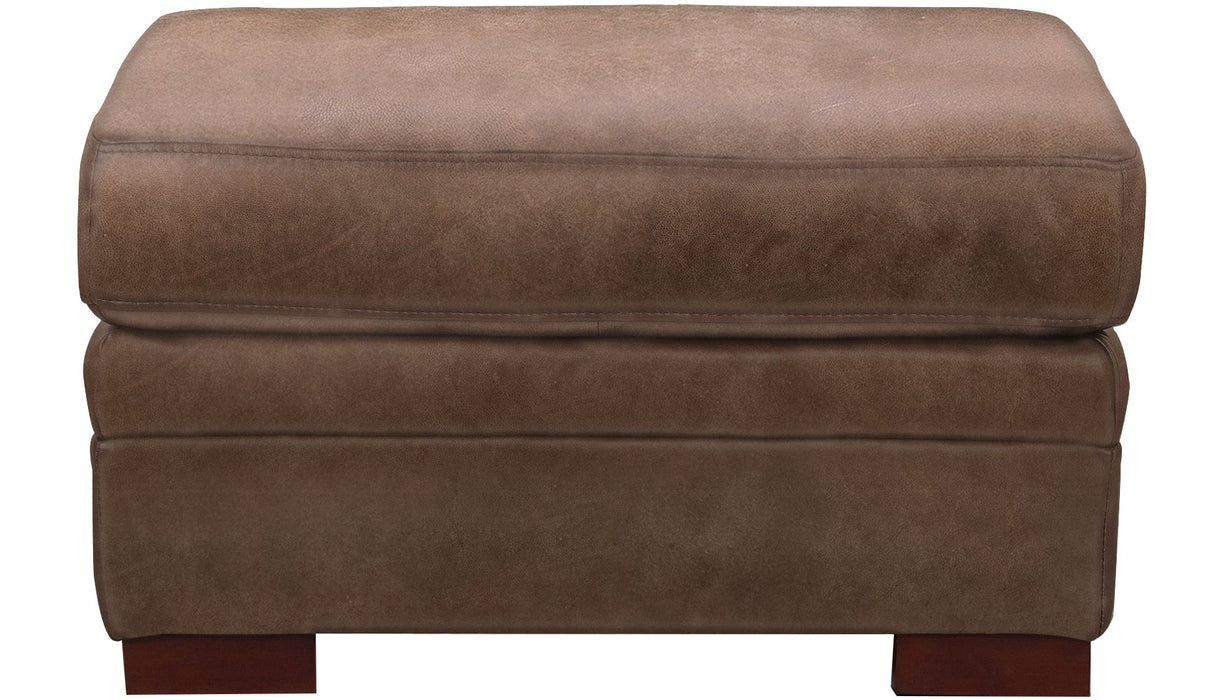 Brookfield Leather Ottoman