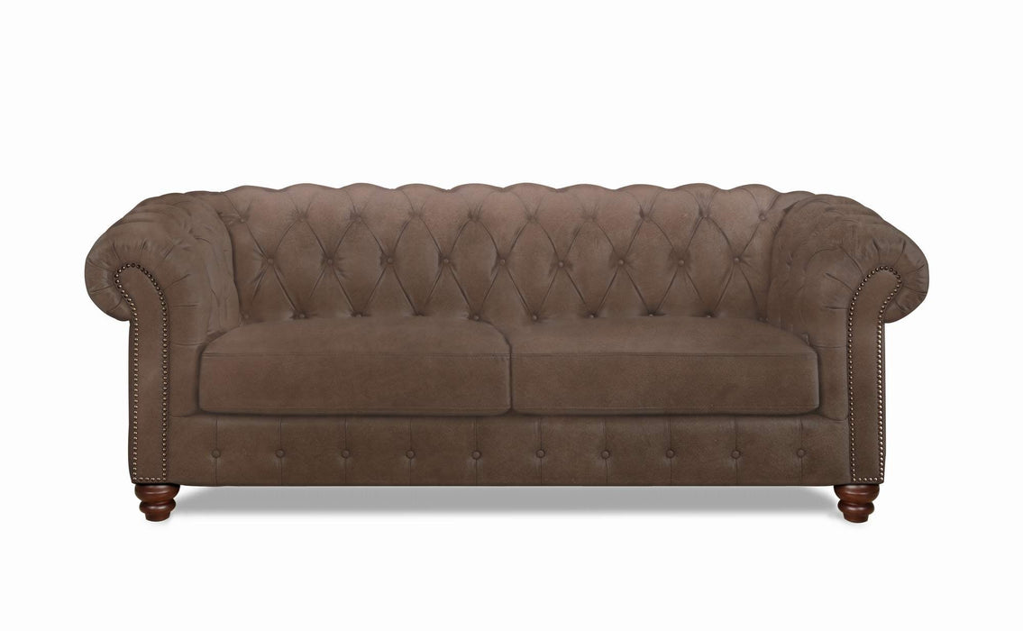 Kingston Waxy Pull Up Leather Loveseat