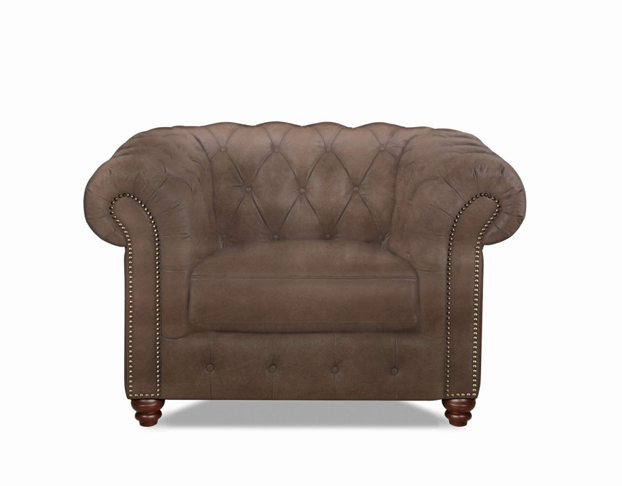 Kingston Waxy Pull Up Leather Chair