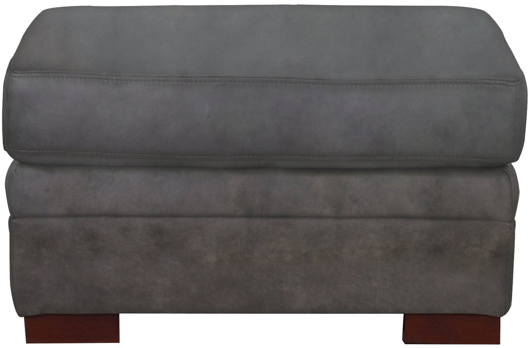 Dillon Leather Ottoman