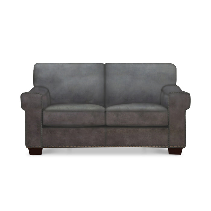 Capri Leather Loveseat