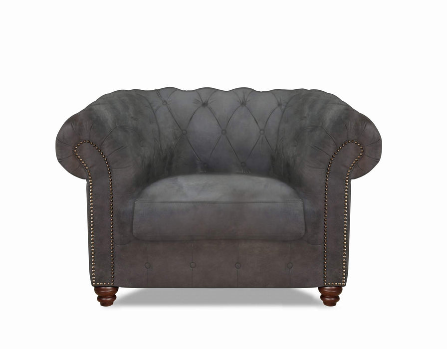 Kingston Waxy Pull Up Leather Chair