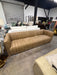 Clive Daniel Brown Leather Corduroy Sofa