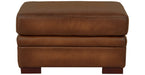 Dillon Leather Ottoman