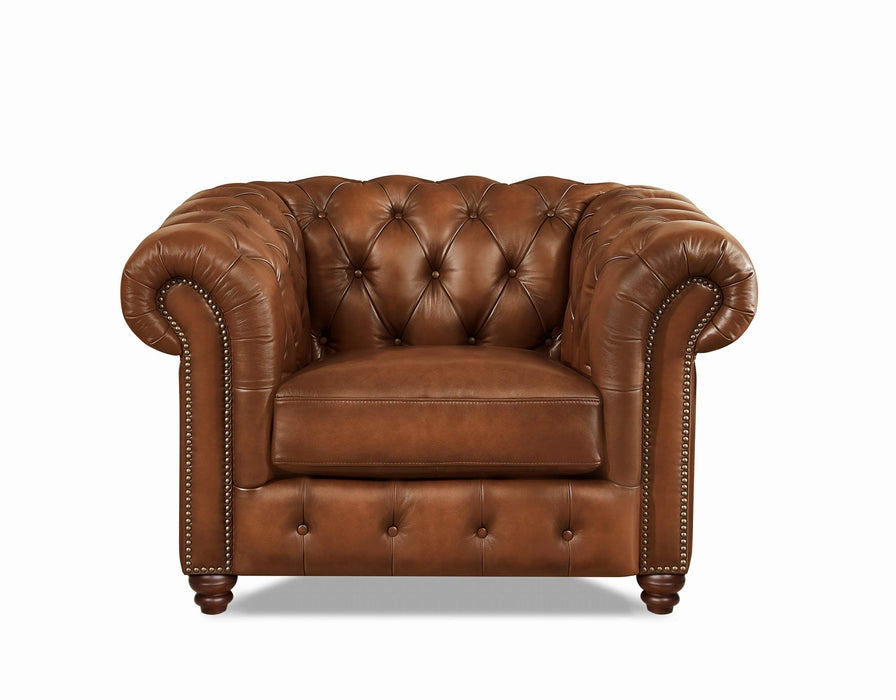 Kingston Waxy Pull Up Leather Chair
