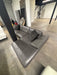 Grey Leather Nicoletti Sectional