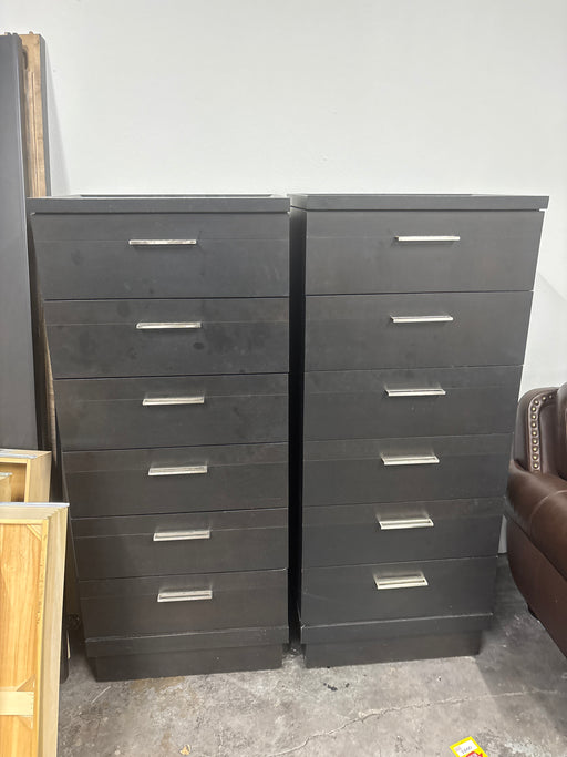 Black Wood Bedroom Chest Set