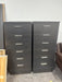 Black Wood Bedroom Chest Set