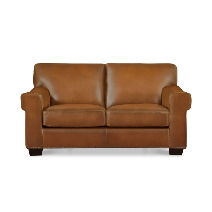 Capri Leather Loveseat