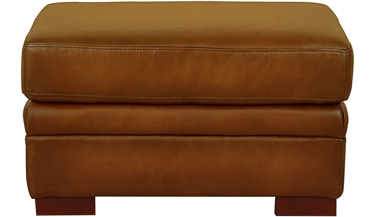 Dillon Leather Ottoman