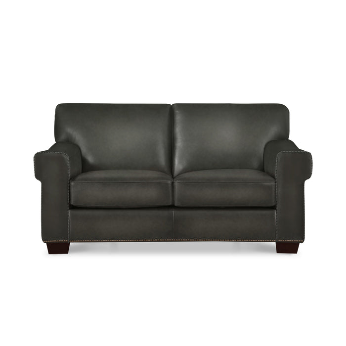 Capri Leather Loveseat