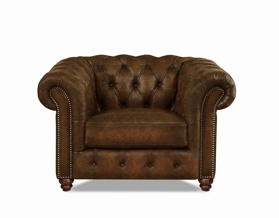 Kingston Waxy Pull Up Leather Chair