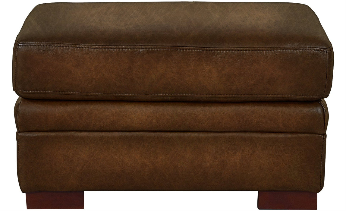 Brookfield Leather Ottoman