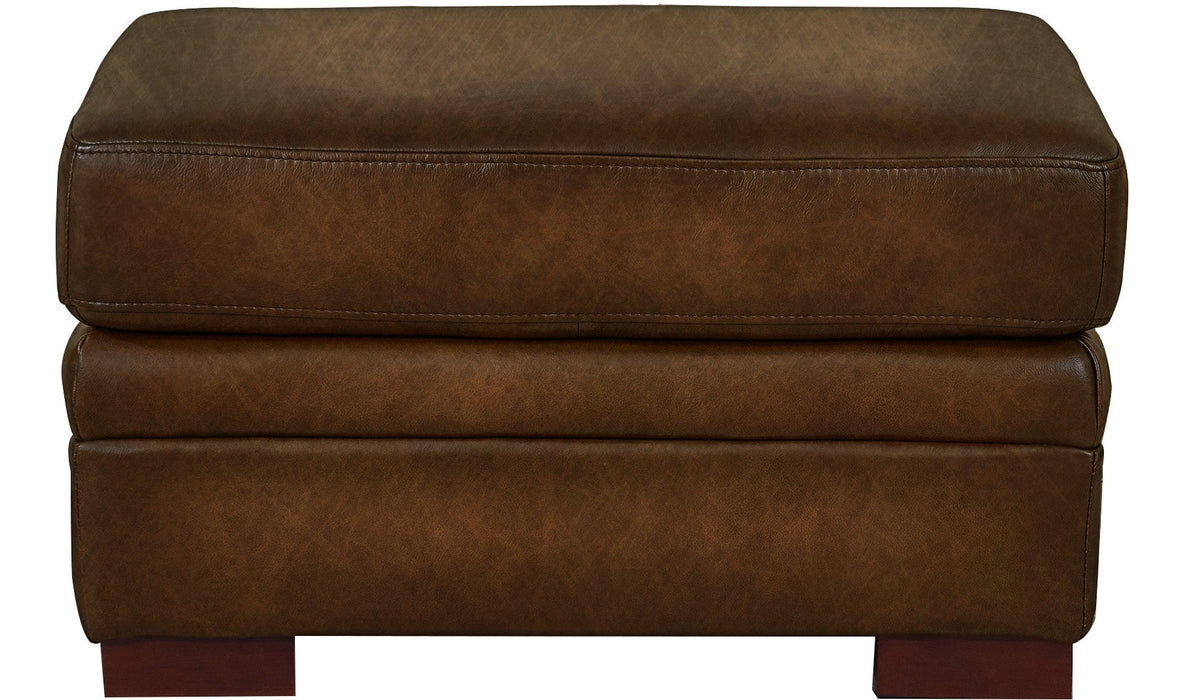 Dillon Leather Ottoman