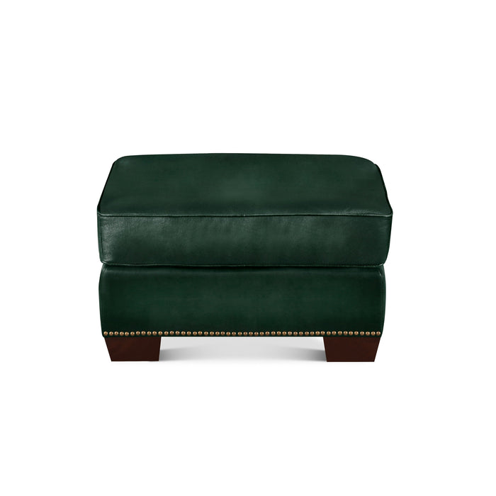 Capri Leather Ottoman