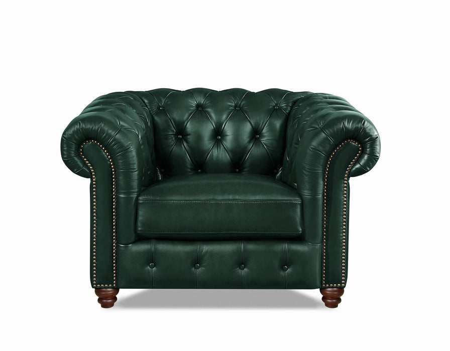 Kingston Waxy Pull Up Leather Chair
