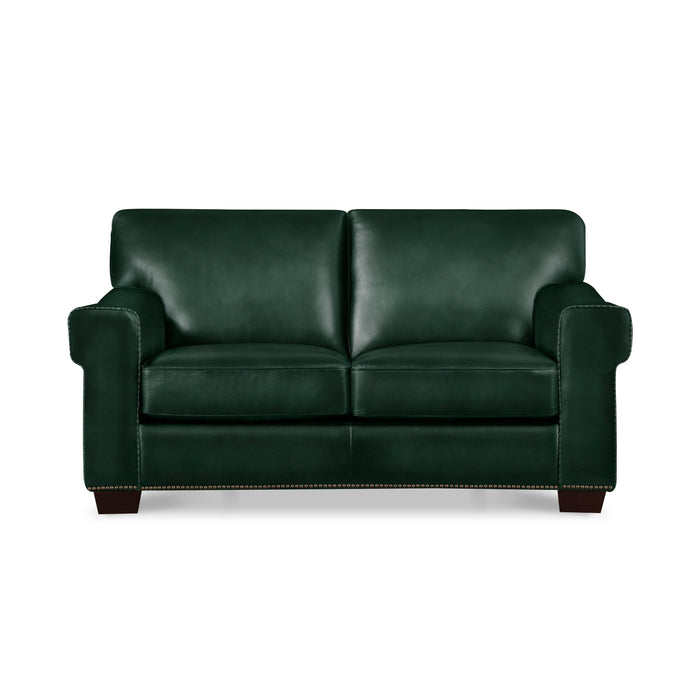 Capri Leather Loveseat