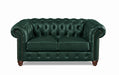 Kingston Waxy Pull Up Leather Loveseat