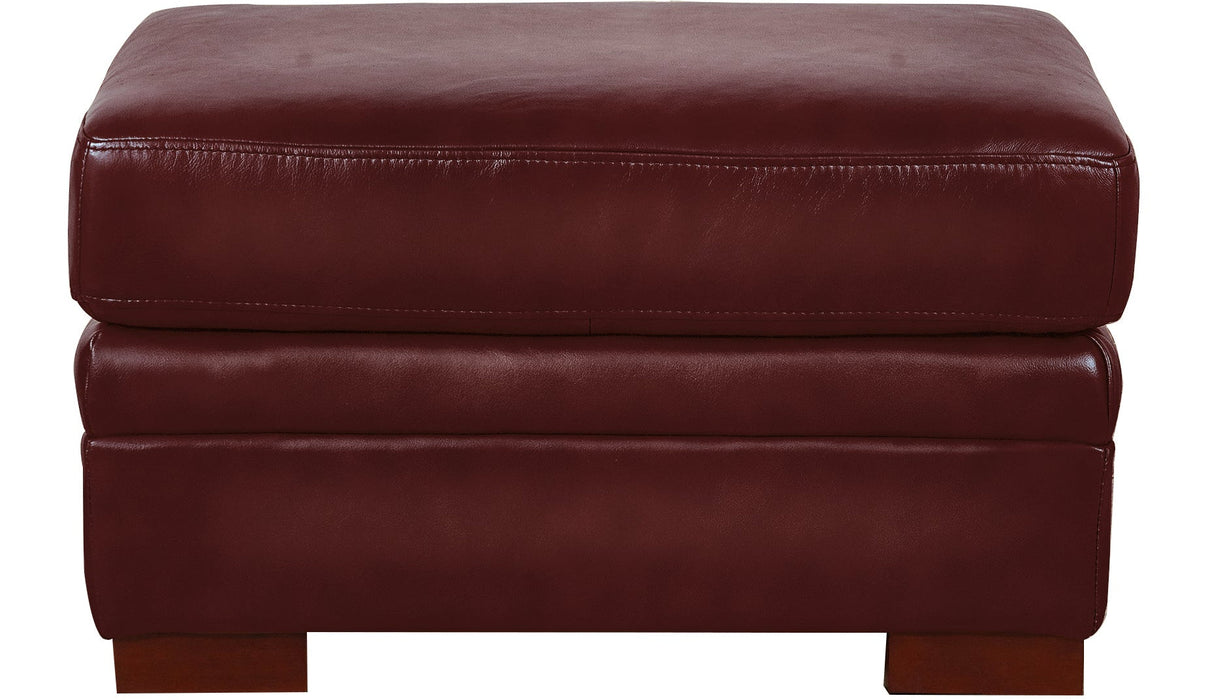 Dillon Leather Ottoman